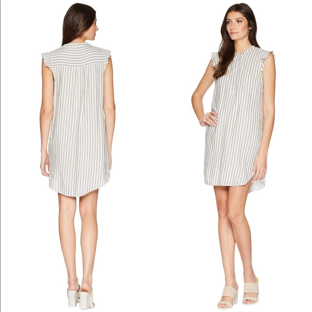 Splendid Pirouette Stripe Henley Dress